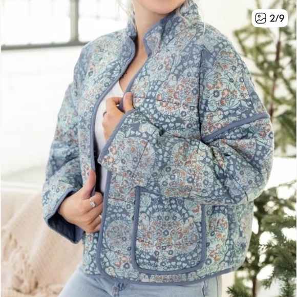 Free People Chloe Jacket- Quilted Multicolor Patterned Women's Jacket - Picture 4 of 5